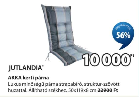 JUTLANDIA AKKA kerti párna