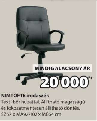 NIMTOFTE irodaszék