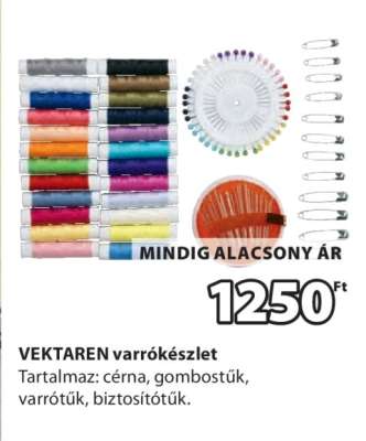 VEKTOREN varrókészlet