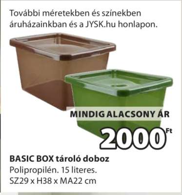 BASIC BOX tároló doboz