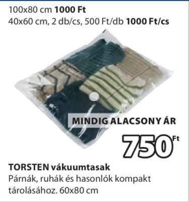TORSTEN vákuumtasak