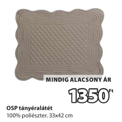 OSP tányéralátét