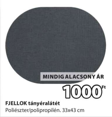 FJELLOK tányéralátét