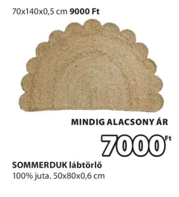SOMMERDUK lábtörlő