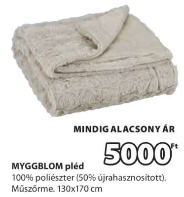 MYGGBLOM pléd