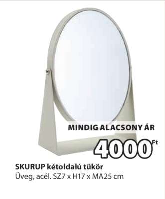 SKURUP kétoldalú tükör