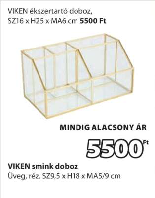 VIKEN ékszertartó doboz