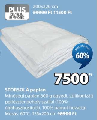 STORSOLA paplan