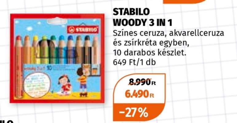 STABILO WOODY 3 IN 1