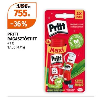 PRITT RAGASZTÓSTIFT