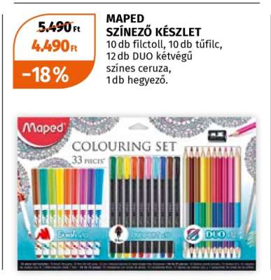 MAPED SZÍNEZŐ KÉSZLET