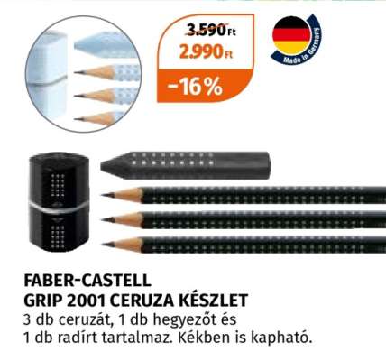 FABER-CASTELL GRIP 2001 CERUZA KÉSZLET