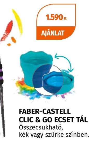 FABER-CASTELL CLIC & GO ECSET TÁL