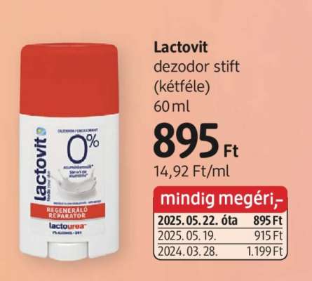 Lactovit dezodor stift