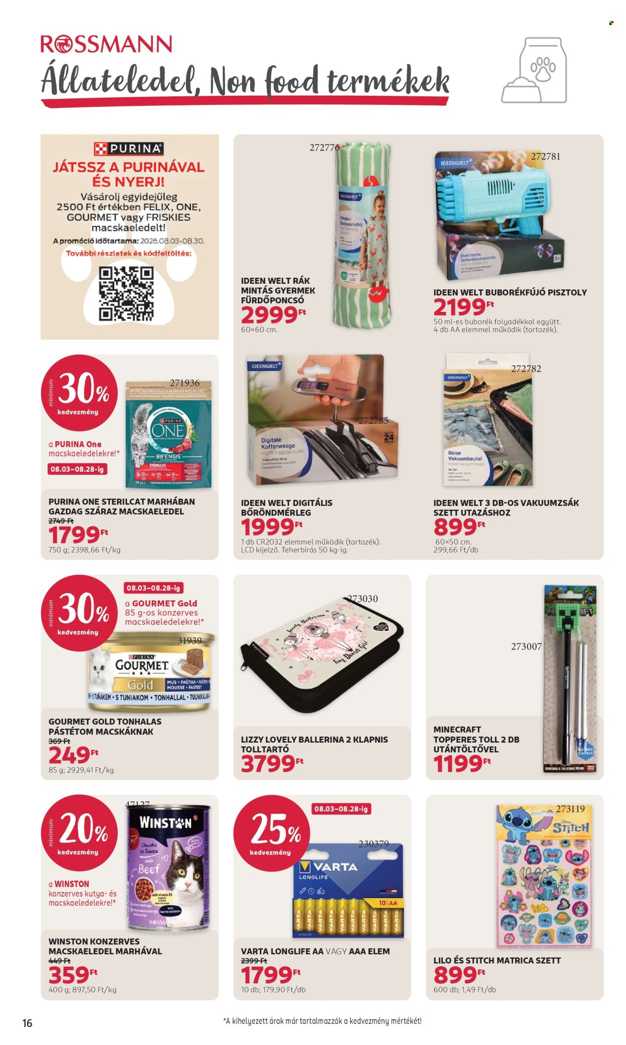 Rossmann akciós újságok - 2026.08.03 - 2026.08.14. Oldal 18