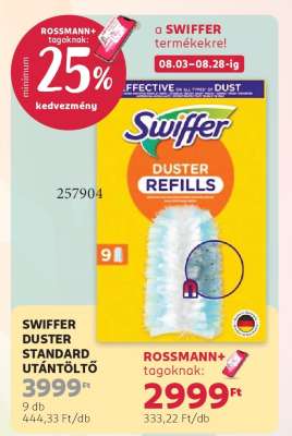 SWIFFER DUSTER STANDARD UTÁNTÖLTŐ