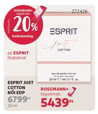 ESPRIT JUST COTTON NŐI EDP
