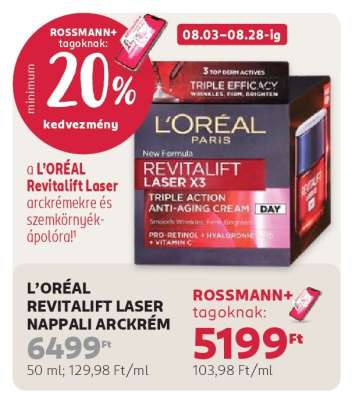 L'ORÉAL REVITALIFT LASER NAPPALI ARCKRÉM
