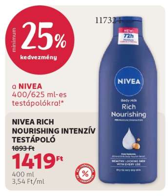 NIVEA RICH NOURISHING INTENZÍV TESTÁPOLÓ