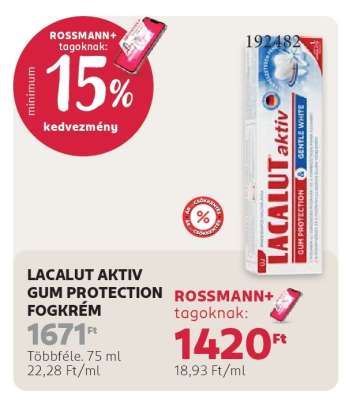 LACALUT AKTIV GUM PROTECTION FOGKRÉM