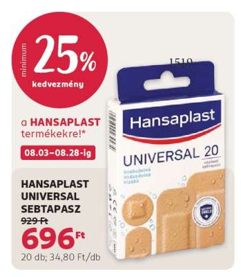 HANSA PLAST UNIVERSAL SEBTAPASZ