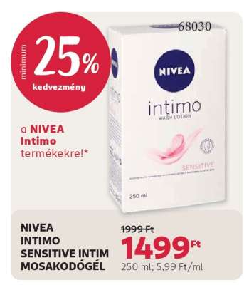 NIVEA Intimo Sensitive intim mosakodógél