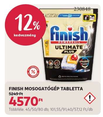 FINISH Mosogatógép-tabletta*