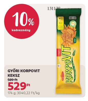 GYŐRI Korpovit keksz