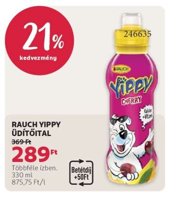 RAUCH YIPPY ÜDÍTŐITAL