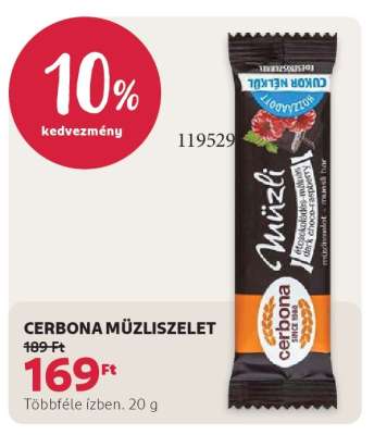 CERBONA Müzliszelet*