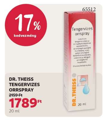 DR. THEISS TENGERVIZES ORRSPRAY