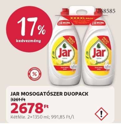 JAR Mosogatószer Duopack