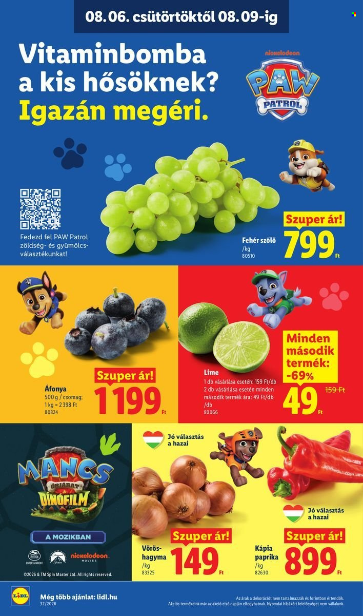 Lidl akciós újságok - 2026.08.06 - 2026.08.12. Oldal 4