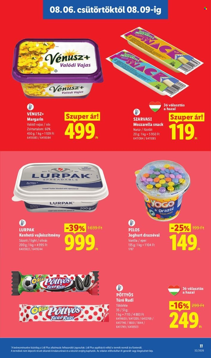 Lidl akciós újságok - 2026.08.06 - 2026.08.12. Oldal 11