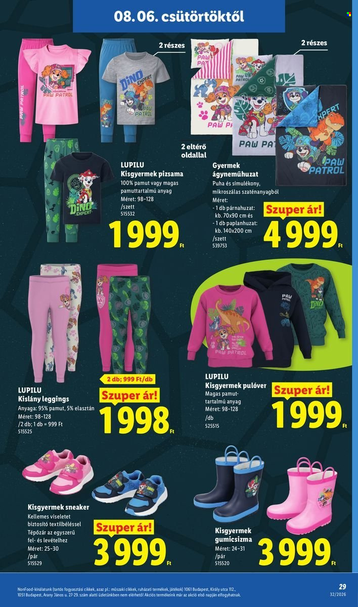 Lidl akciós újságok - 2026.08.06 - 2026.08.12. Oldal 29