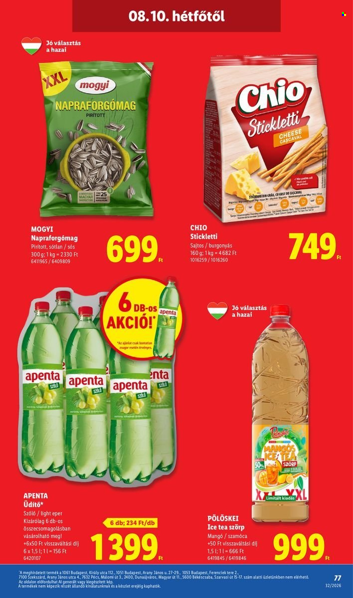 Lidl akciós újságok - 2026.08.06 - 2026.08.12. Oldal 77