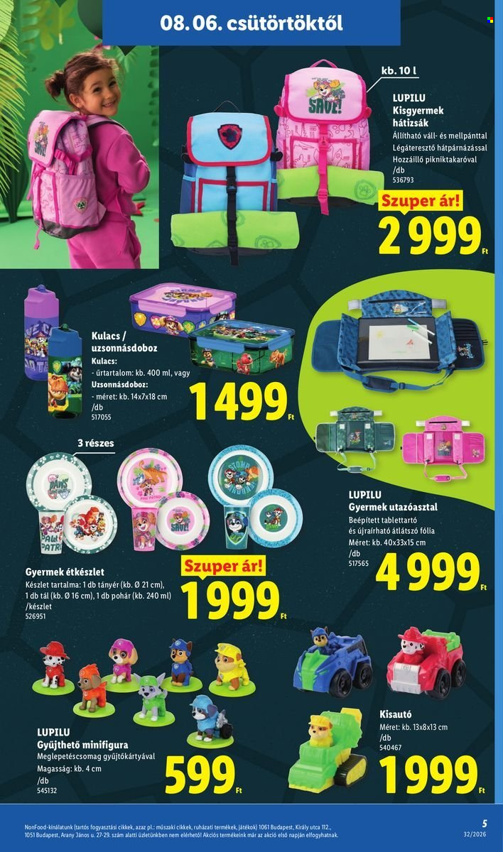 Lidl akciós újságok - 2026.08.06 - 2026.08.12. Oldal 5