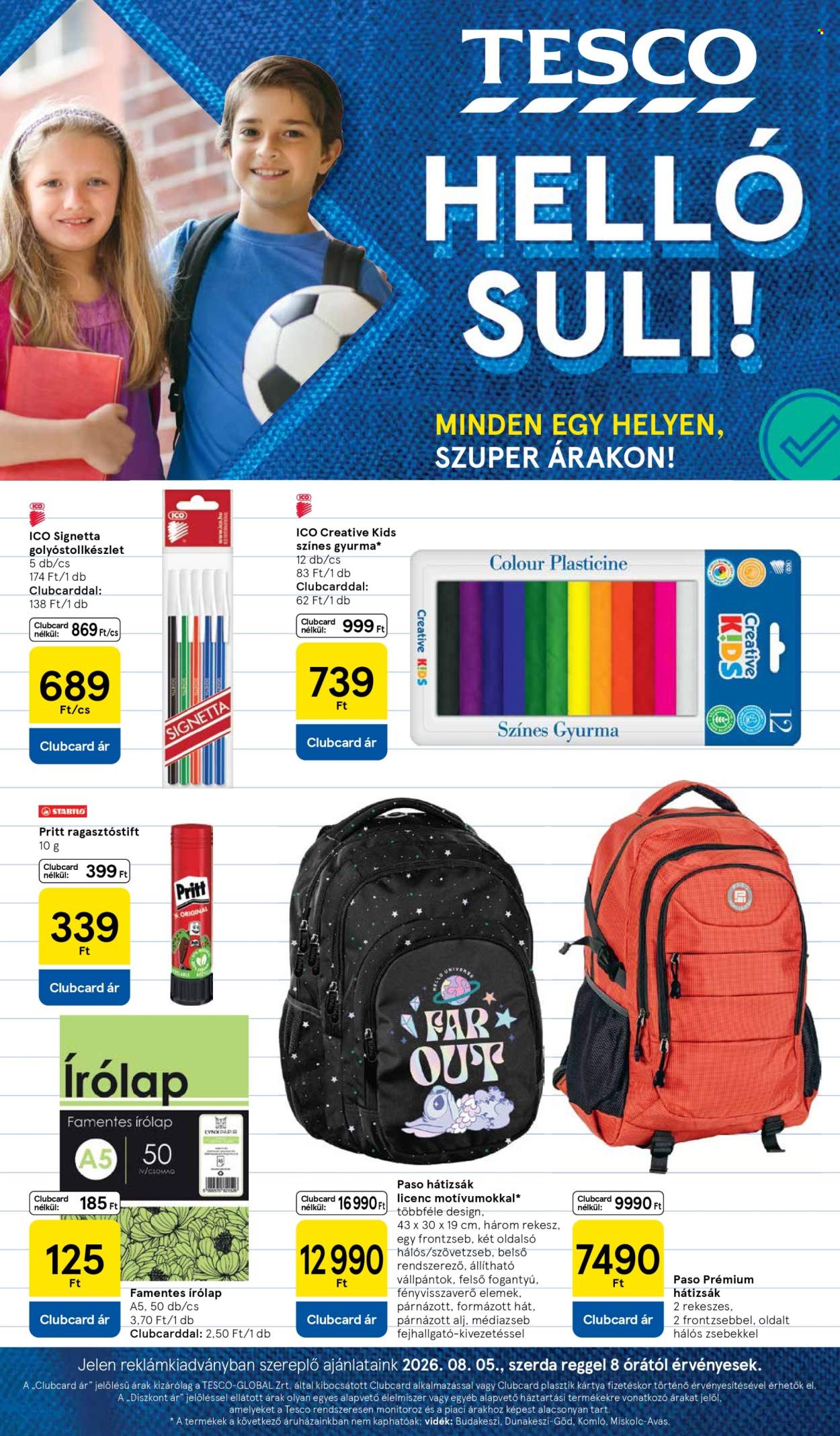 TESCO akciós újságok - 2026.08.05 - 2026.09.13. Oldal 1