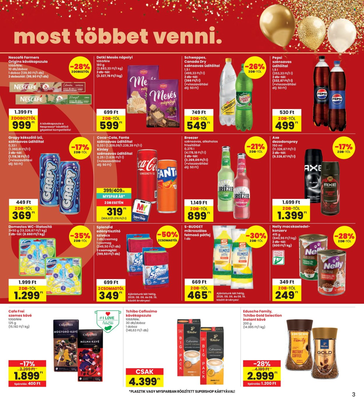 INTERSPAR akciós újságok - 2026.08.06 - 2026.08.12. Oldal 3