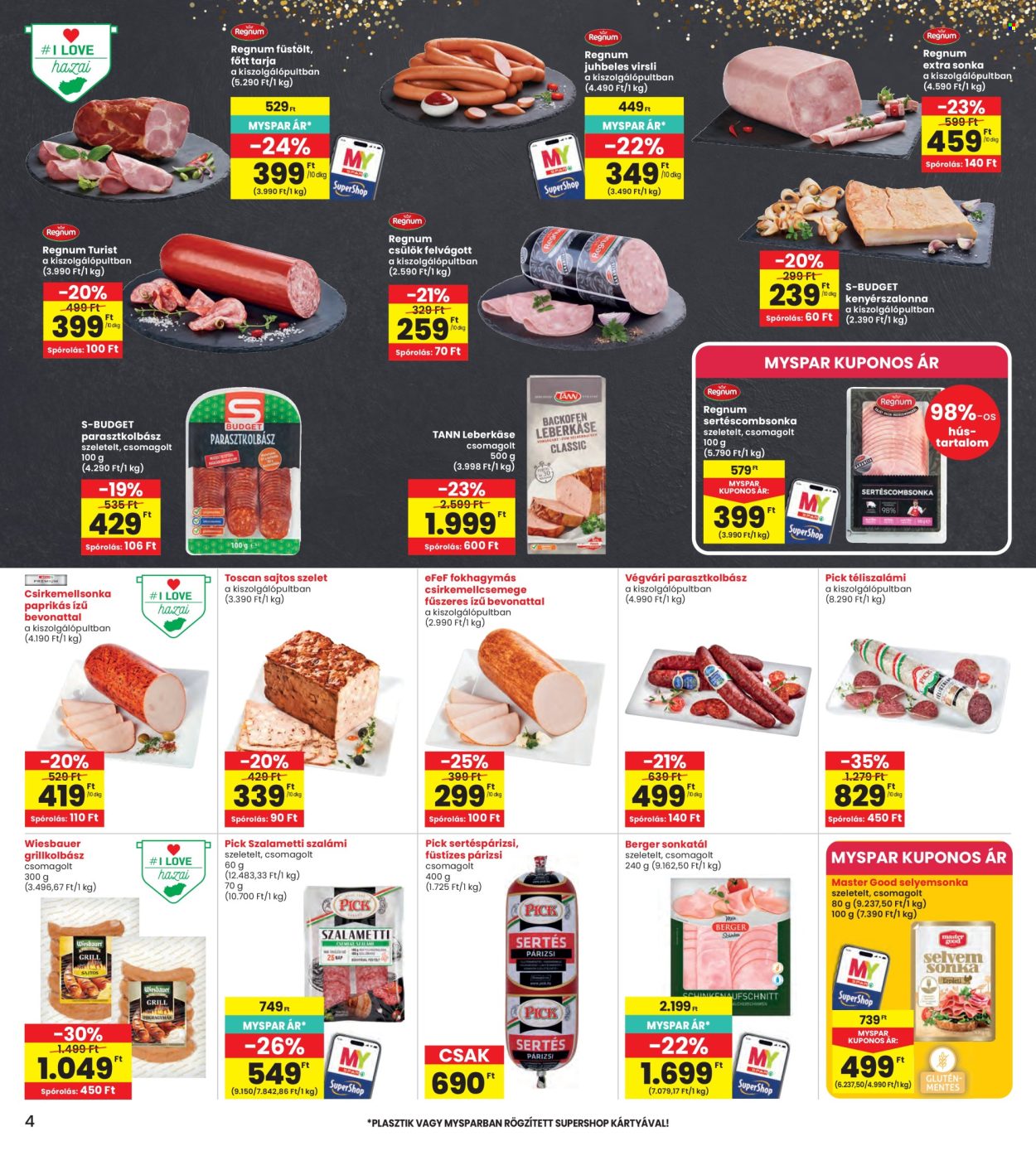 INTERSPAR akciós újságok - 2026.08.06 - 2026.08.12. Oldal 4