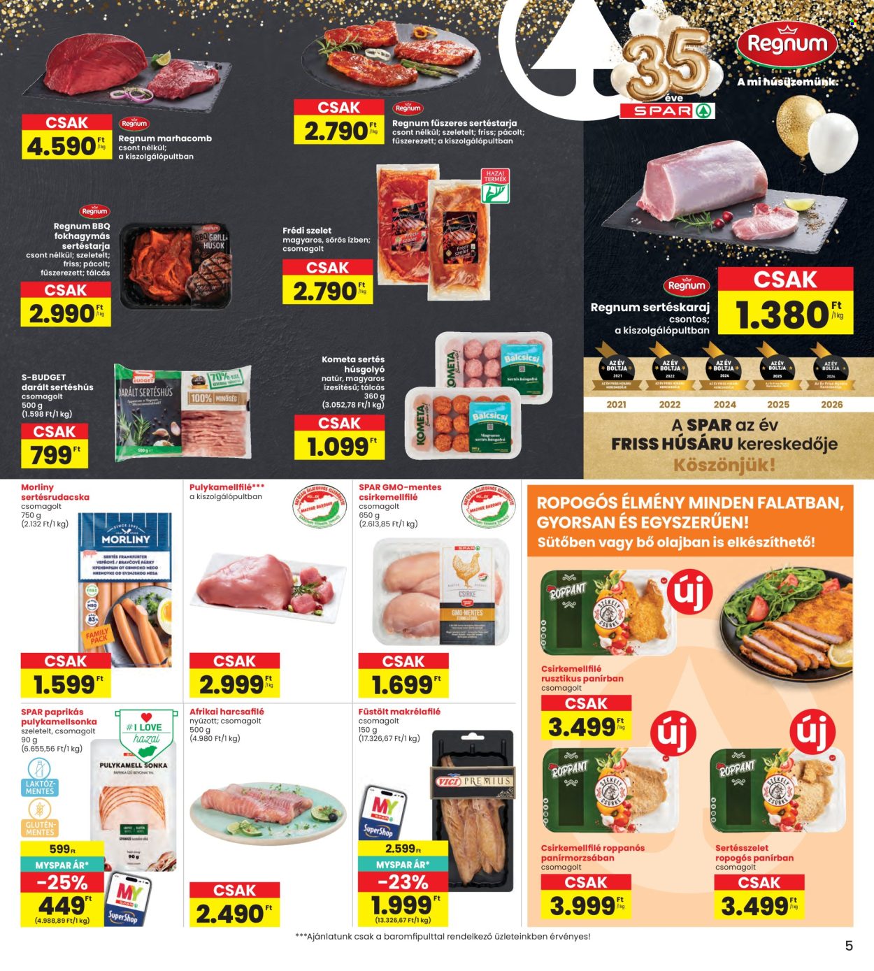 INTERSPAR akciós újságok - 2026.08.06 - 2026.08.12. Oldal 5