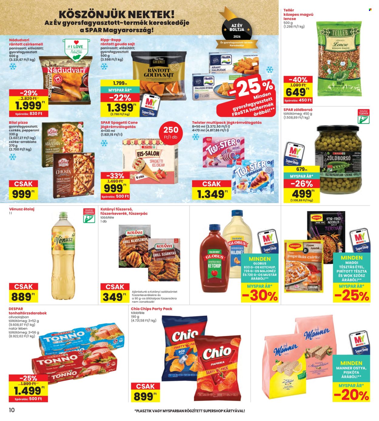 INTERSPAR akciós újságok - 2026.08.06 - 2026.08.12. Oldal 10