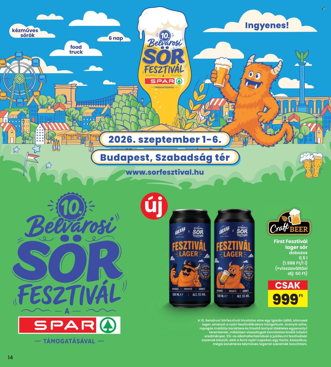 INTERSPAR akciós újságok - 2026.08.06 - 2026.08.12. Oldal 14