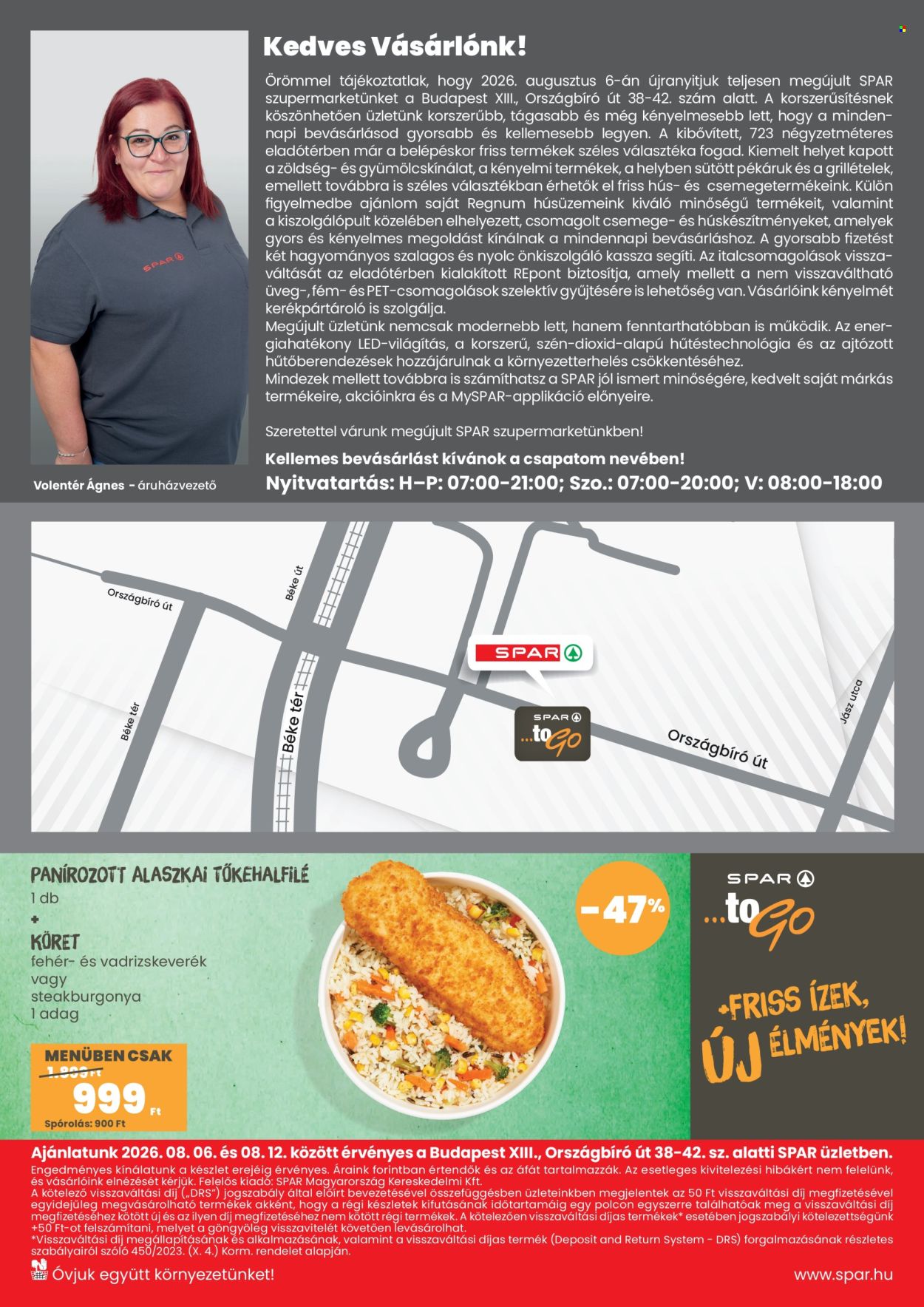 SPAR Szupermarket akciós újságok - 2026.08.06 - 2026.08.12. Oldal 4