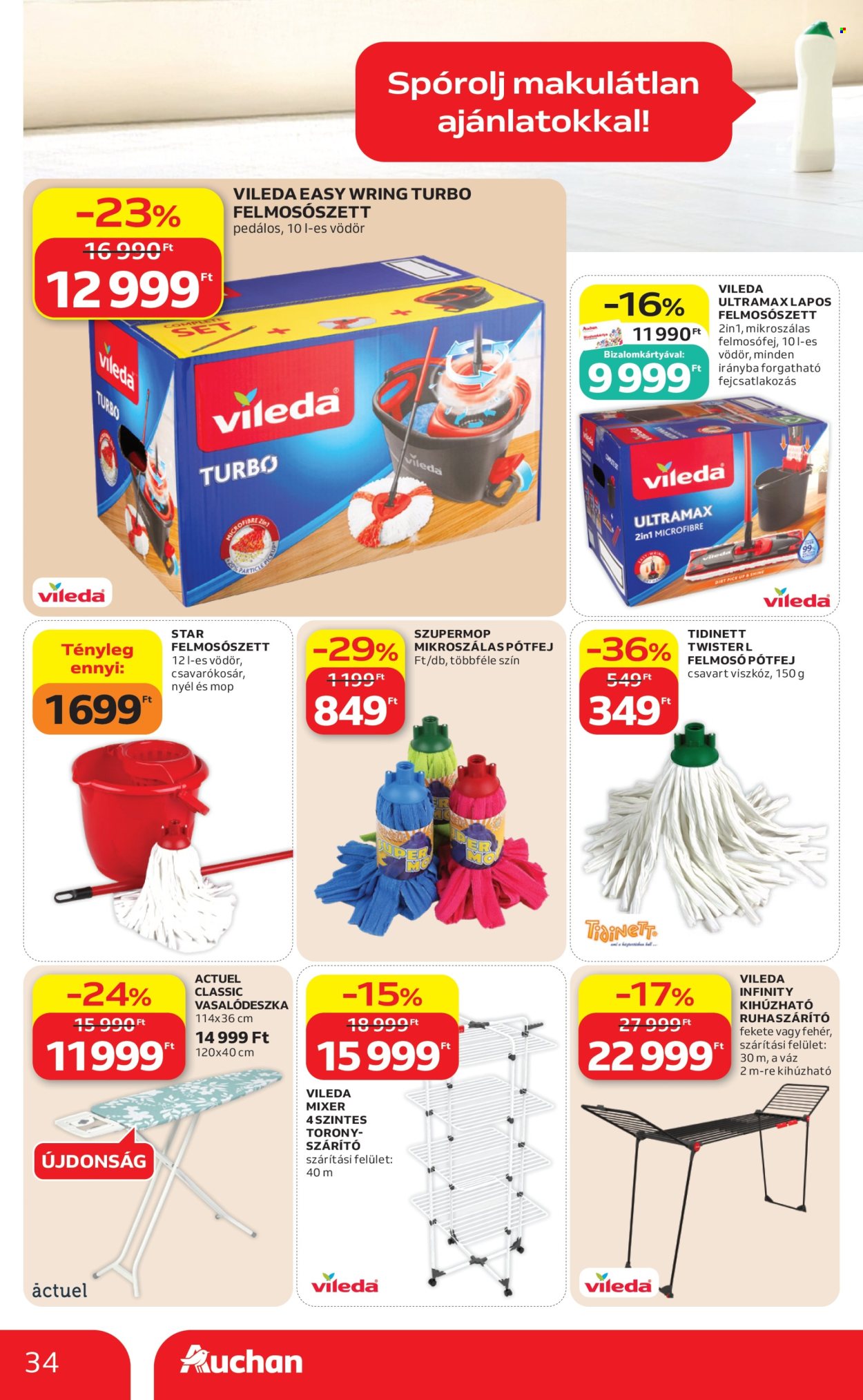 Auchan akciós újságok - 2026.08.06 - 2026.08.12. Oldal 34
