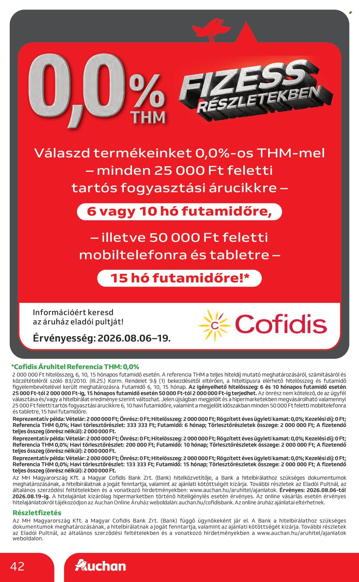 Auchan akciós újságok - 2026.08.06 - 2026.08.19. Oldal 42
