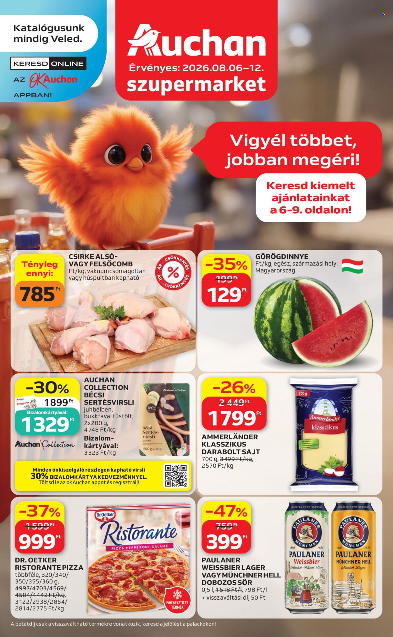 Auchan akciós újságok - 2026.08.06 - 2026.08.12. Oldal 1
