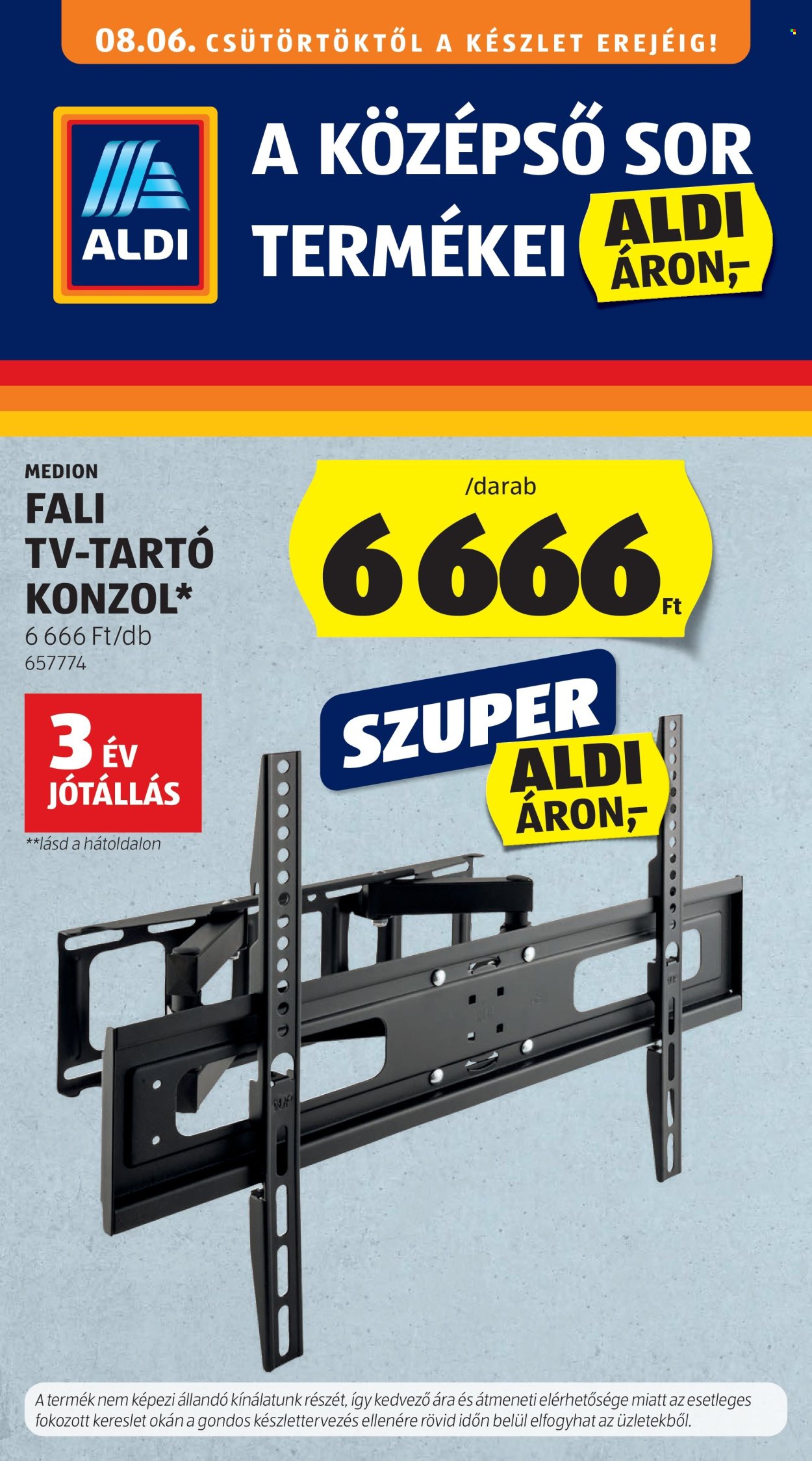Aldi akciós újságok - 2026.08.06 - 2026.08.12. Oldal 1