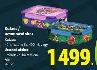 Kulacs / uzsonnásdoboz