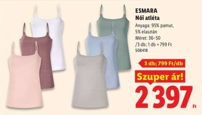 ESMARA Női atléta